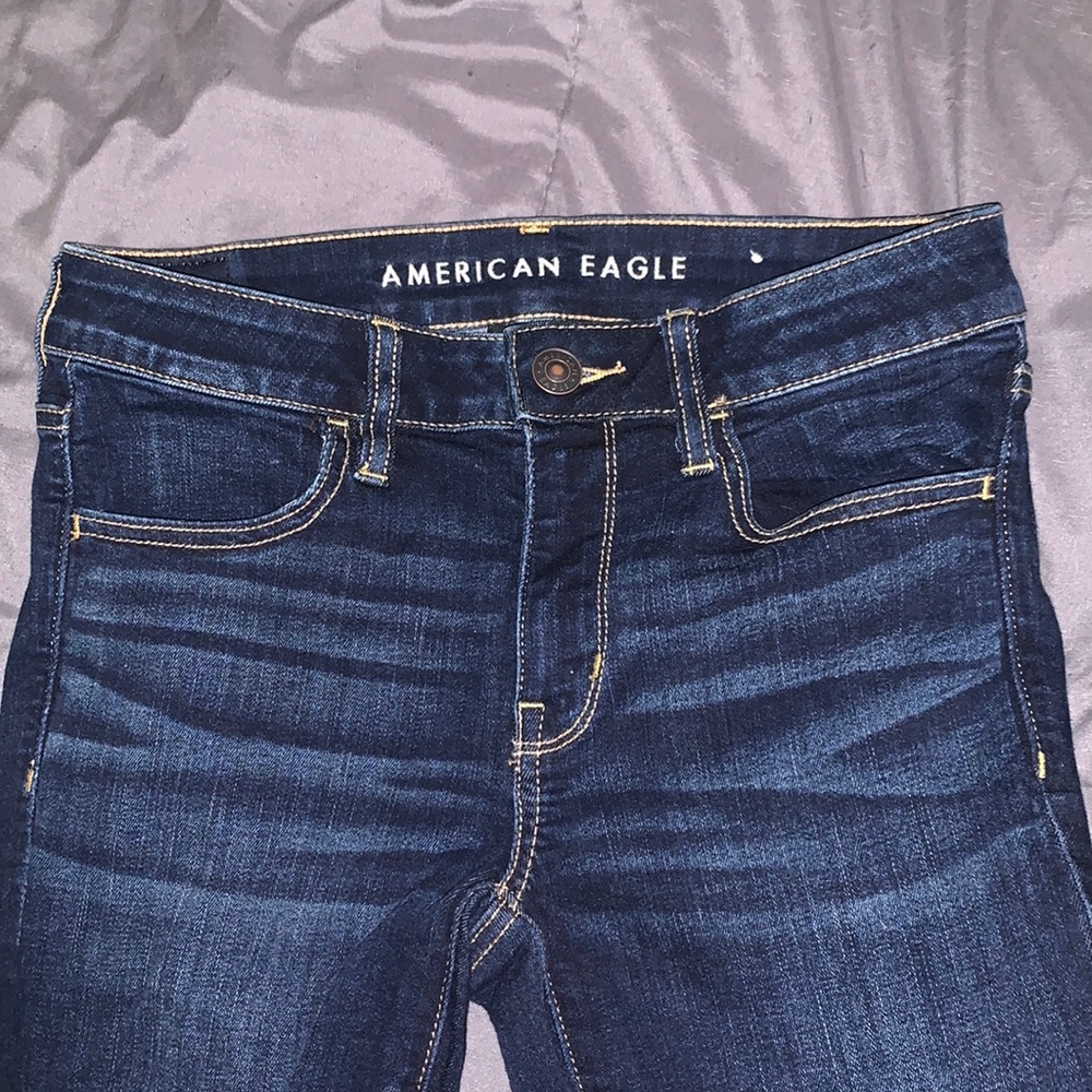 American Eagle mid rise skinny jeans